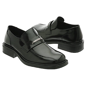 Stiff Black Dress Shoes-Young Men Rarely Leave  