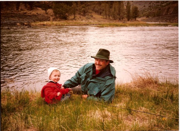Tony Muncy, Dad @ Crooked River, 1981  