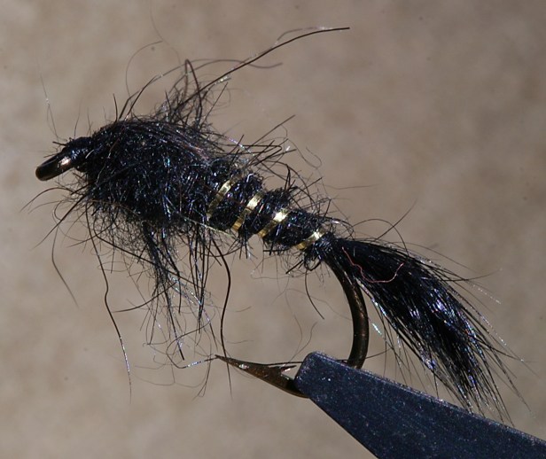 Hare's Ear Nymph (Basic Black)~G. Muncy