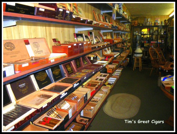 Tims left wall cigars