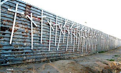 border wall crosses murders SwittersB Mexico