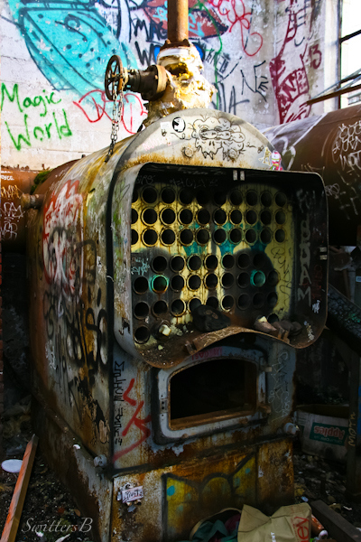 furnace, graffiti, Portland, SwittersB