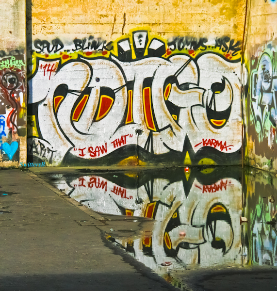 Portland, Graffiti, SwittersB, Reflecting