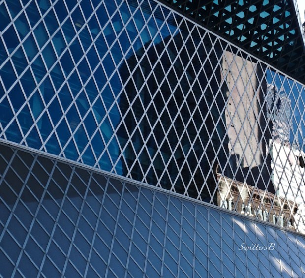 building, reflections, library, Seattle, SwittersB