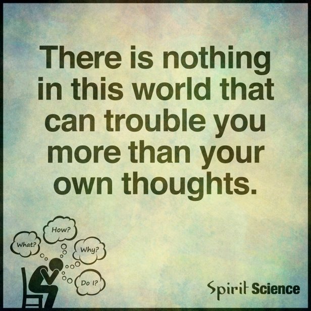 thoughts trouble mind