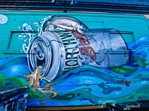 wall mural-Seattle-fish-NW Beer-SwittersB