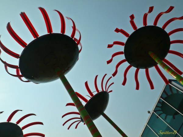 sonic bloom, Seattle Center, art, solar, SwittersB