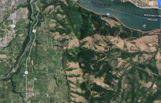 Pine Grove Aerial Google Maps