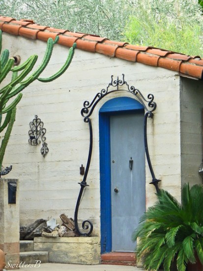 blue door-Moorten Botanical Garden-California-SwittersB