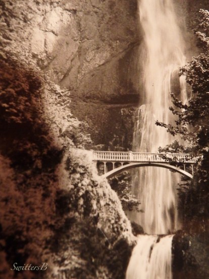 Multnomah Falls, Benson Bridge, Felix Stencil, 1942, SwittersB