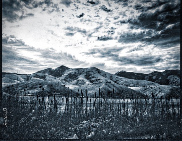 john day river-Dayville-Oregon-snow-1973