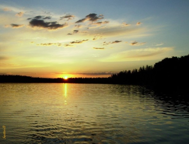 sunset, lake, Oregon, SwittersB
